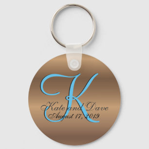 ブロンズモノグラムアメージングファブ キーホルダー