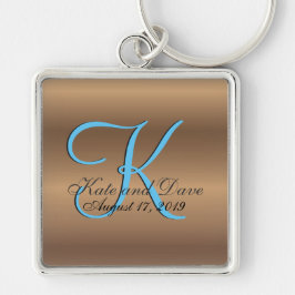 ブロンズモノグラムアメージングファブ キーホルダー