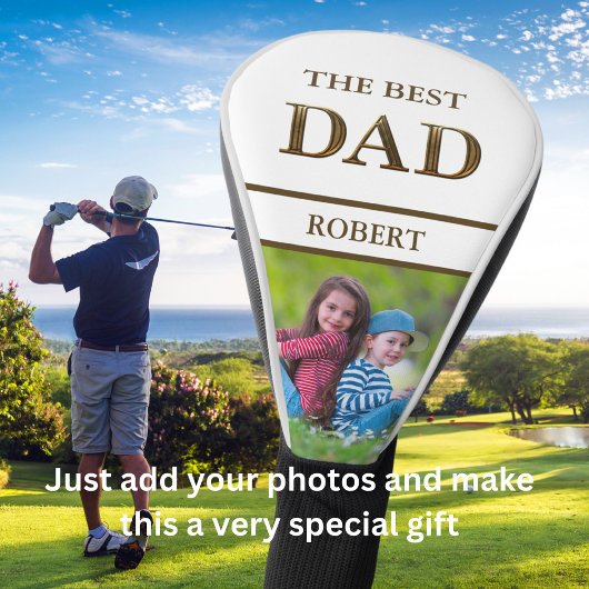 ブロンズユニークメタリックルッ最高のクパパ名 ゴルフヘッドカバー