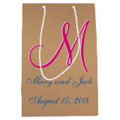 ブロンズライト3Dモノグラム ミディアムペーパーバッグ (正面)