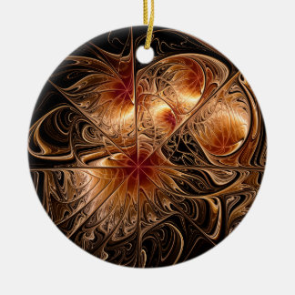 ブロンズラウンドオーナメント セラミックオーナメント