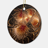 ブロンズラウンドオーナメント セラミックオーナメント (左)