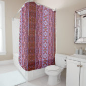 ブロンズリーフイカット シャワーカーテン (インサイチュ)