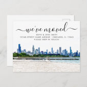 ブロンズヴィルシカゴ移動案内はがき 案内ポストカード (正面/裏面)