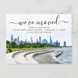 ブロンズヴィルシカゴ移動案内はがき 案内ポストカード