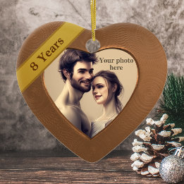 ブロンズ効果8周年記念：写真の追加 セラミックオーナメント