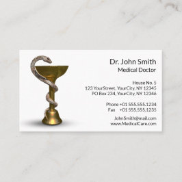 ブロンズ医療用鉢スネーク衛生方白銅製 予約カード