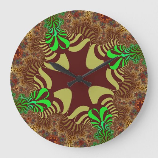 ブロンズ十字 ラージ壁時計 (正面)