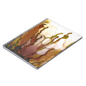 ブロンズ想像力アルコールインク ノートブック (左側)