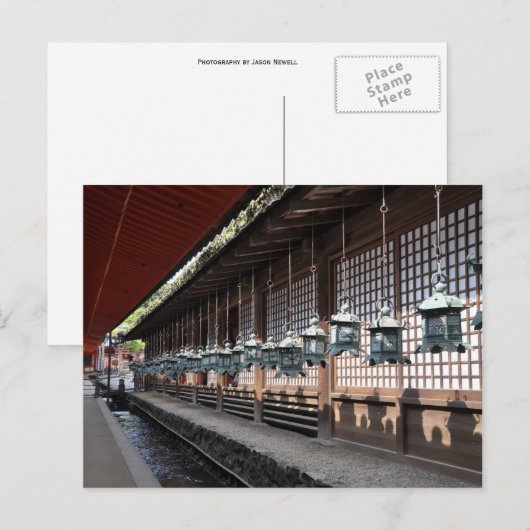 ブロンズ提灯 ポストカード (正面/裏面)