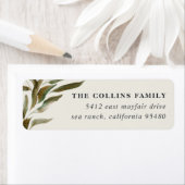 ブロンズ枝差出人住所ラベル ラベル (インサイチュ)