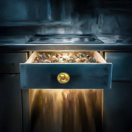 ブロンズ毒サソリ非常に毒のある昆虫 セラミックノブ