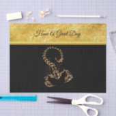 ブロンズ毒サソリ非常に毒のある昆虫 薄葉紙 (クラフト)