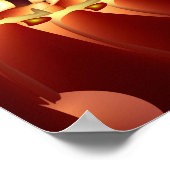 ブロンズ渦 ポスター (角)