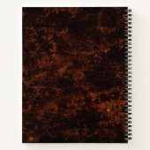 ブロンズ溶岩 ノートブック (裏面)
