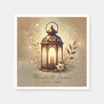 ブロンズ白熱［赤熱］光を放つランタン素朴ロマン結婚ス