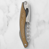 ブロンズ結婚ズ記念日8年ハート ソムリエナイフ (裏面)