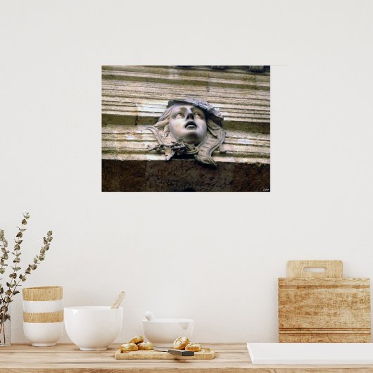 ブロンズ美しい ポスター (キッチン)