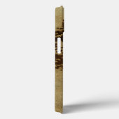 ブロンズ背景の木のシルエット Case-Mate iPhoneケース (裏面 / 右)