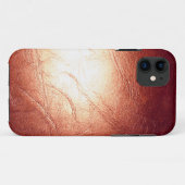 ブロンズ製メタリックレザー Case-Mate iPhoneケース (裏面(横))