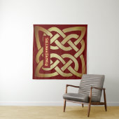 ブロンズ調ケルト結び目模様 タペストリー (インサイチュ(横))
