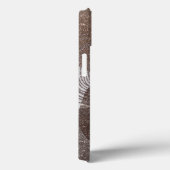 ブロンズ輝き抽象芸術 モノグラムの Case-Mate iPhoneケース (裏面 / 右)