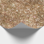 ブロンズ金ゴールド紙吹雪輝 ラッピングペーパー (角)