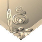 ブロンズ19・8周年記念結婚テーブルクロス テーブルクロス (アングル)