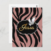 ブロンズ/オレンジの2トーン葉書デザイナー ポストカード (正面/裏面)