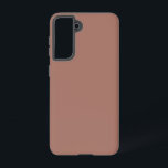 ブロンズ(カラー無地の) SAMSUNG GALAXY S21ケース<br><div class="desc">ブロンズ(カラー無地の)</div>