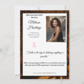 ブロンズ・グリッツ・ページェント・オートグラフカード 招待状 (裏面)