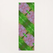 ブロンズ&グリーンイカット5 ヨガマット (裏面)