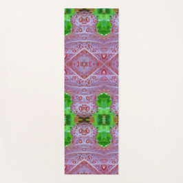 ブロンズ&グリーンリーフイカットポーフアン ヨガマット