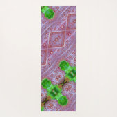 ブロンズ&グリーンリーフイカットポーフアン ヨガマット (裏面)