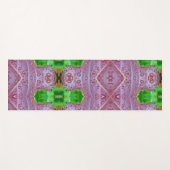 ブロンズ&グリーンリーフイカットポーフアン ヨガマット (正面(横))