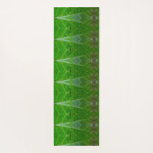 ブロンズ&グリーンリーフイカットポーフ ヨガマット (裏面)