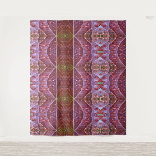 ブロンズ&グリーンリーフイカット19 タペストリー (正面)