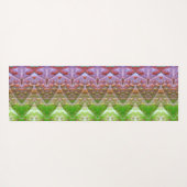 ブロンズ&グリーンリーフイカット2ポーフロングウェイズ ヨガマット (裏面(横))