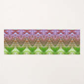 ブロンズ&グリーンリーフイカット2ポーフロングウェイズ ヨガマット (正面(横))