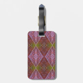 ブロンズ&グリーンリーフイカット20 ラゲッジタグ (裏面縦)