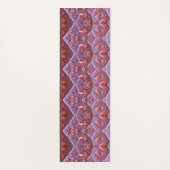 ブロンズ&グリーンリーフイカット3ポーフトゥーグ ヨガマット (裏面)