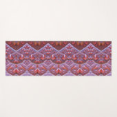 ブロンズ&グリーンリーフイカット3ポーフトゥーグ ヨガマット (正面(横))