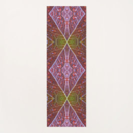 ブロンズ&グリーンリーフイカット3ポーフ ヨガマット