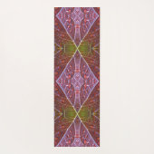 ブロンズ&グリーンリーフイカット3ポーフ ヨガマット (裏面)