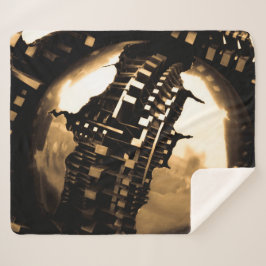 ブロンズ・スチームパンク彫刻 シェルパブランケット