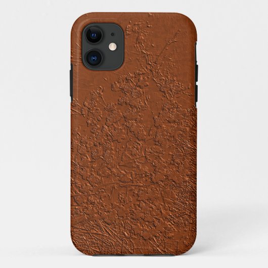 ブロンズ/ブラウンのテクスチャiPhoneケース – メイト Case-Mate iPhoneケース (裏面)