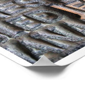 ブロンズ・プラークJesus Sagrada Familia写真 ポスター (角)