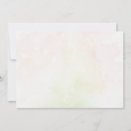 ブロンチとバブルリーシャンパン ブライズシャワー フォト サンキューカード (裏面)