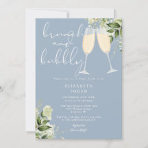 ブロンチとバブルリー グリーンのウェディングシャワー