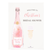 ブロンチとバブルリー シャンパン ブライズシャワー ウェルカム